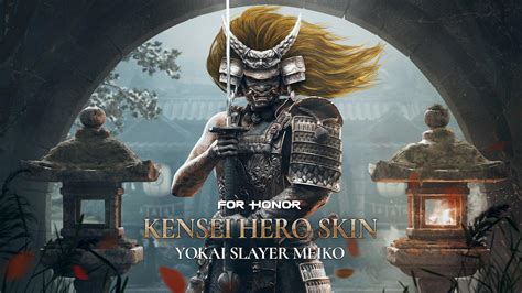 For Honor: Yokai Slayer Meiko Kensei Skin 